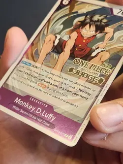 One Piece Monkey.D.Luffy OP03-070 - Judge Promo Gold Stamp - LP - Image 3