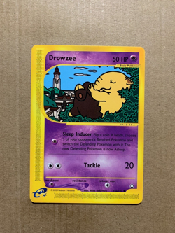 Drowzee 74a/147 Aquapolis - Common Pokemon Card - NM/Mint - Image 1