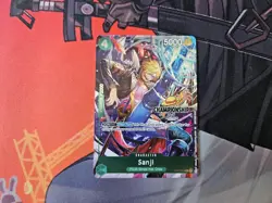 2025 One Piece EN CS 25-26 Event Pack #014 Sanji Championship Promo - Image 1