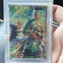 Bandai One Piece Roronoa Zoro PRB02-006 SP Foil PSA 9 Alt Art EN 2026 - Image 3