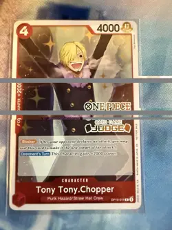 Tony Tony Chopper OP10-011 R Royal Blood - JUDGE STAMP (1257) - Image 1