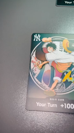 One Piece Game HOLO Luffy Nami Portgas D. Ace Night NEW YORK YANKEES - Image 2