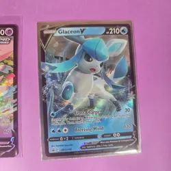 Lot of 7 Eeveelution V Cards Umbreon Sylveon Jolteon Vaporeon Glaceon Leafeon - Image 5
