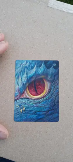 MtG Magic Altered Hand Painted Art Card Commission -Lotr SAURON - Image 5