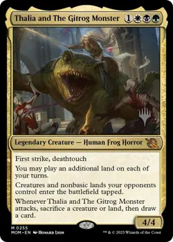 MTG. Thalia and The Gitrog Monster Commander Deck-100 card-nm - Image 1