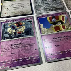 Goldengo & Gimmighoul Pokemon Card Lot of 6 with Holo & Reverse Holos - NM - Image 5