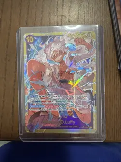 One Piece Card Game OP05-119 Monkey D Luffy Gear 5 SEC English - Image 1