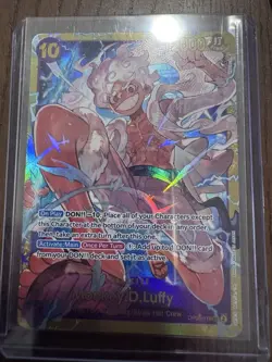 One Piece Card Game OP05-119 Monkey D Luffy Gear 5 SEC English - Image 2