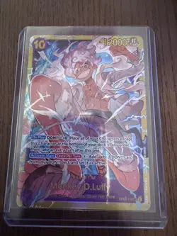 One Piece Card Game OP05-119 Monkey D Luffy Gear 5 SEC English - Image 3