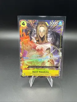 One Piece CCG Vol. 2 PRB-02 Basil Hawkins OP10-109 R Alternate Art Nm - Image 1