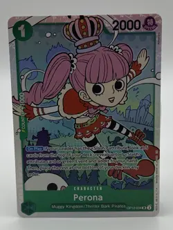 One Piece CCG Perona OP12-034 SR Legacy Of The Master NM - Image 1