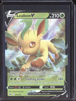 Leafeon V 2023 Pokemon Crown Zenith Holo Rare V 013/159 - Image 1