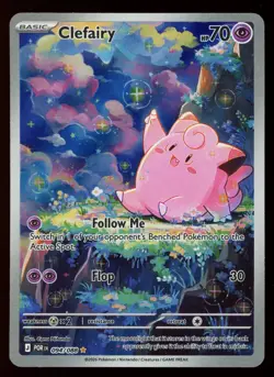 CLEFAIRY 2026 Pokemon Mega Evolution Perfect Order #94/88 Illustration Rare - Image 1