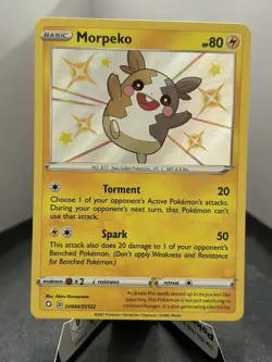 Morpeko Shiny Holo Rare Shining Fates: Shiny Vault Holo SV044/SV122 NM - Image 1