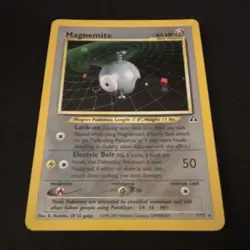 Pokemon Magnemite Holo Rare Neo Discovery 7/75 Near Mint/LP+ - Image 1