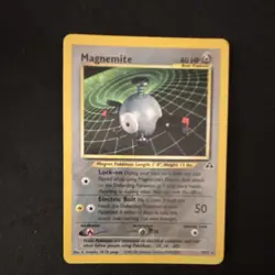 Pokemon Magnemite Holo Rare Neo Discovery 7/75 Near Mint/LP+ - Image 2