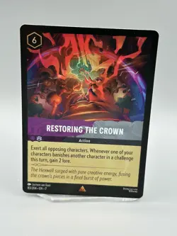 Lorcana Restoring The Crown 83/204 Cold Foil - Image 1
