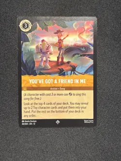 Disney Lorcana Wilds Unknown You've Got A Friend In Me 30/204 Super Rare - Image 1