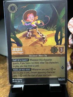 Jessie - Lively Cowgirl 20/204 Wilds Unknown Disney Lorcana cold foil - Image 1