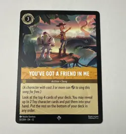 Disney Lorcana You've Got a Friend in Me 30/204 Wilds Unknown Super Rare Eng - Image 1