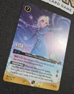 Disney Lorcana Elsa Ice Maker Non-Foil Promo DLC Challenge 6/C2 EN 7 NM Rare - Image 3