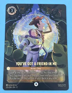 Disney Lorcana Wilds Unknown Enchanted "You've Got a Friend in Me" NM *Read* - Image 1