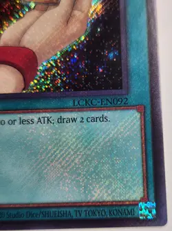 Yu-Gi-Oh! Konami LCKC-EN092 Cards Of Consonance SR MISPRINT ERROR NO NAME - Image 3