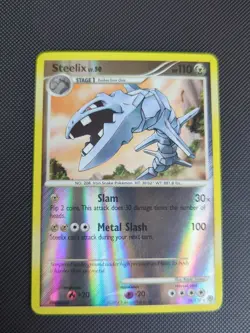 Steelix 38/130 Diamond and Pearl Reverse Holo Rare MP Pokemon Card 2007 - Image 1