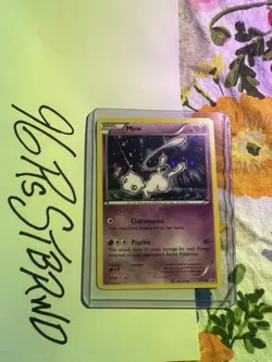 Mew XY192 Black Star Promo Cosmos Holo 2017 Pokemon Card - NM/LP - Image 1
