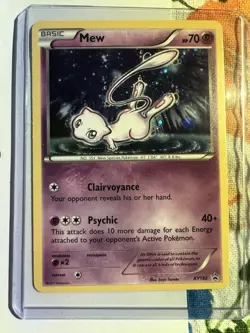Mew XY192 Black Star Promo Cosmos Holo 2017 Pokemon Card - NM/LP - Image 3