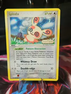 Pokemon Card Spinda Legend Maker 26/92 Rare Reverse Holo Stamped - Image 1