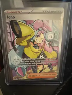Iono 254/193 Pokemon TCG SV02: Paldea Evolved Holo Ultra Rare Full Art NM Card - Image 1