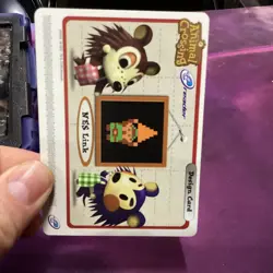 Nintendo Power GameCube ANIMAL CROSSING e-Reader NES LINK Promo PR Design Card - Image 2