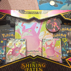 Pokemon TCG Shining Fates Crobat VMAX Premium Collection Box 7 Cards 2021 - Image 1