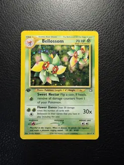 Neo Genesis #003/111 Bellossom 1st Edition WOTC Pokemon Card Holo - Image 1