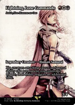 LIGHTNING, LONE COMMANDO - ISSHIN, TWO HEAVENS AS ONE (SHOWCASE) 54 FF MTG NM/M - Image 1