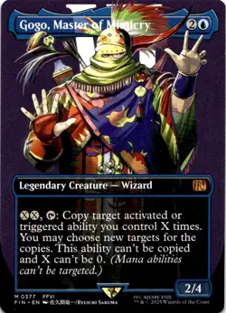 GOGO, MASTER OF MIMICRY (BORDERLESS) 377 FINAL FANTASY MAGIC: THE GATHERING NM/M - Image 1