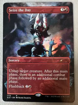 MTG Magic the Gathering Seize the Day (1172/1455) Secret Lair Drop Series NM - Image 1