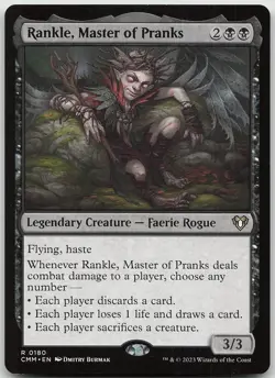 Rankle, Master of Pranks Commander Masters NM MTG - Image 1