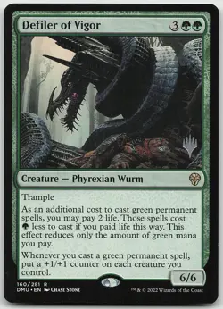 Defiler of Vigor 160 Rare Dominaria United NM MTG - Image 1