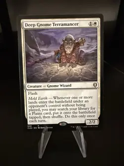 MTG Deep Gnome Terramancer R Commander Legends: Battle for Baldur's Gate 658 NM - Image 1