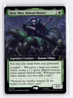 Mole Man, Moloid Master (Extended Art) 415 MSH Magic: The Gathering NM - Image 1