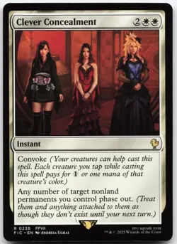 Clever Concealment 236 Rare Commander: FINAL FANTASY Magic: The Gathering NM - Image 1