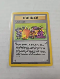 Legendary Collection 106/110 Trainer: Challenge! Pokemon Card TCG Vintage - Image 1
