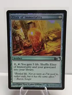 Elixir of Immortality - 2011 M11 #206, MTG - Foil Magic The Gathering - Image 1