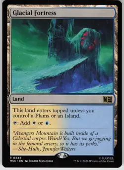 Glacial Fortress Commander: Marvel Super Heroes 248 NM R - Image 1