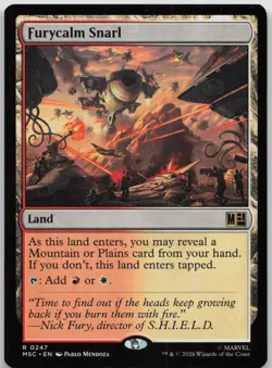 Furycalm Snarl Commander: Marvel Super Heroes 247 NM R - Image 1