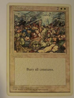 Wrath of God HP 4th Edition MTG Magic the Gathering - Image 1