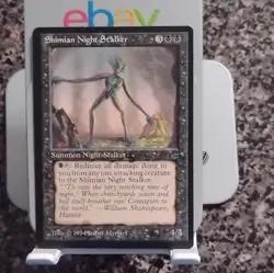 Magic: The Gathering Shimian Night Stalker Black Jesper Myrfors 4/4 1994 - Image 1