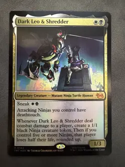 Dark Leo & Shredder Teenage Mutant Ninja Turtles Foil - Image 1